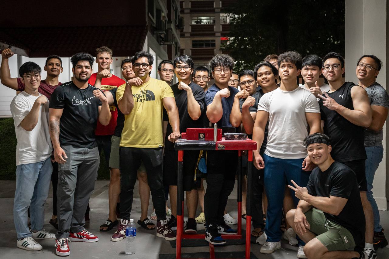 Singapore armwrestling competition